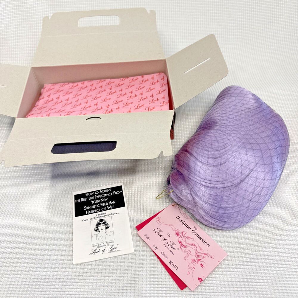 Look Of Love International Designer Synthetic Wig - #187, Color Lilac - NOS